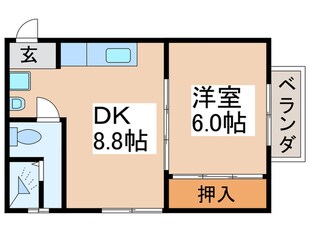 オレンジマンションの物件間取画像